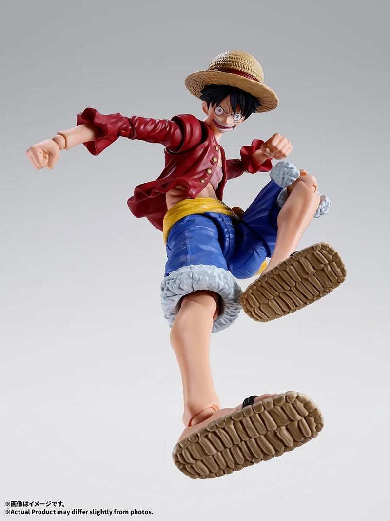 BANDAI S.H.Figuarts ONE PIECE Monkey D. Luffy New World Action Figure JAPAN