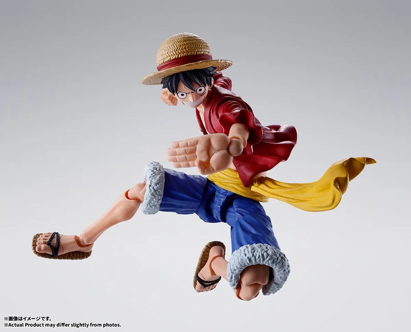 BANDAI S.H.Figuarts ONE PIECE Monkey D. Luffy New World Action Figure JAPAN