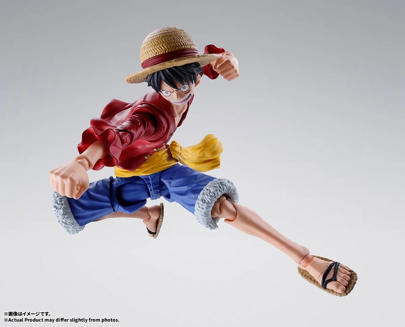 BANDAI S.H.Figuarts ONE PIECE Monkey D. Luffy New World Action Figure JAPAN