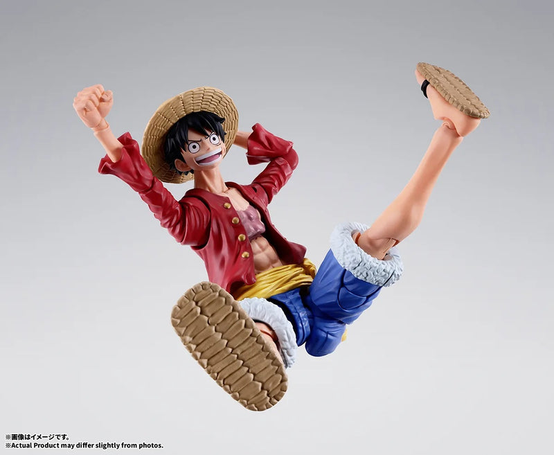 BANDAI S.H.Figuarts ONE PIECE Monkey D. Luffy New World Action Figure JAPAN