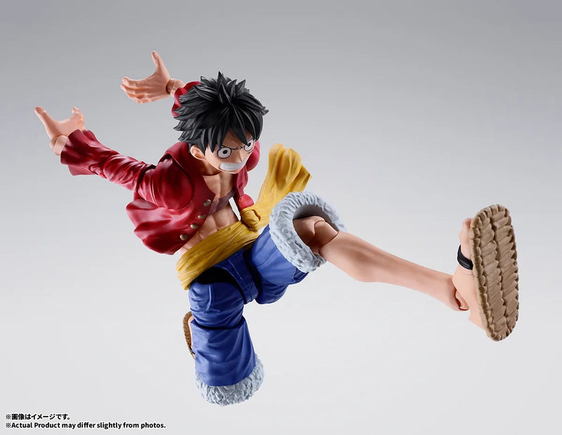 BANDAI S.H.Figuarts ONE PIECE Monkey D. Luffy New World Action Figure JAPAN