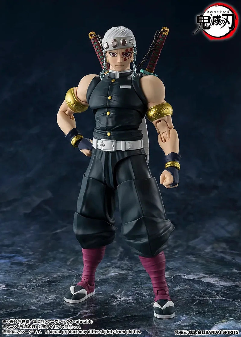 BANDAI S.H.Figuarts Demon Slayer Kimetsu no Yaiba Tengen Uzui Action Figure