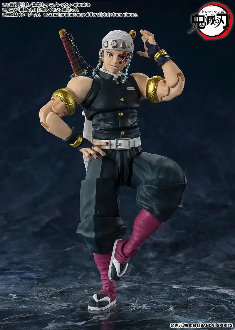 BANDAI S.H.Figuarts Demon Slayer Kimetsu no Yaiba Tengen Uzui Action Figure