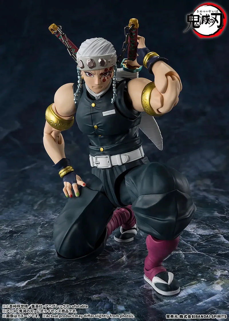 BANDAI S.H.Figuarts Demon Slayer Kimetsu no Yaiba Tengen Uzui Action Figure