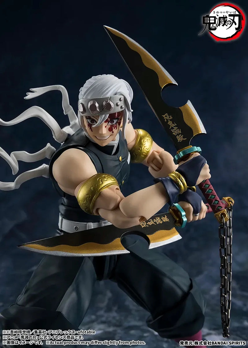 BANDAI S.H.Figuarts Demon Slayer Kimetsu no Yaiba Tengen Uzui Action Figure