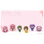 Curtain Damashii Elfen Lied Mini Chara Rubber Mat JAPAN OFFICIAL