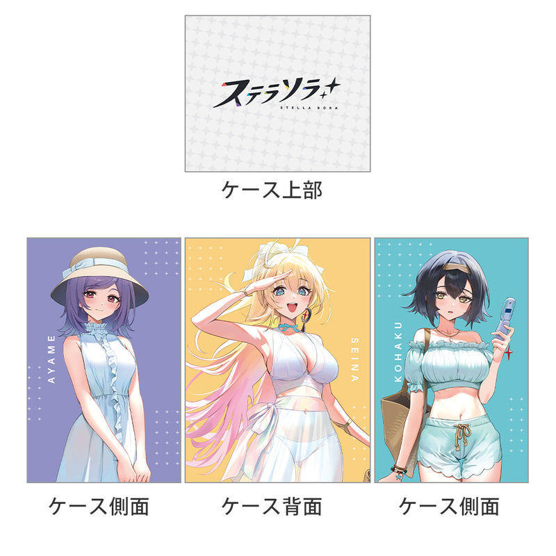 Curtain Damashii Stella Sora Summer Outfit New Illustration Deck Case JAPAN