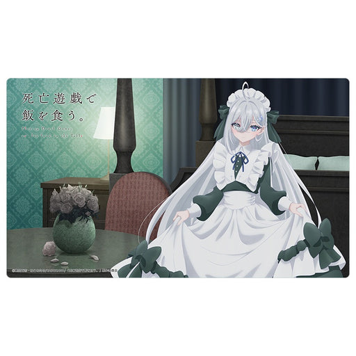 Shibou Yuugi de Meshi wo Kuu Yuki Ghost House New Illustration Rubber Mat JAPAN
