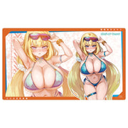 Curtain Damashii Goetia Shock Alicia Swimsuit Rubber Mat JAPAN OFFICIAL