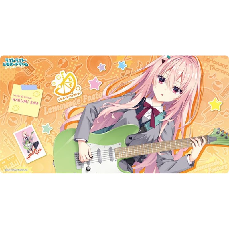 Character All Purpose Rubber Mat Slim LimeLight Lemonade Jam Ena Harumi JAPAN
