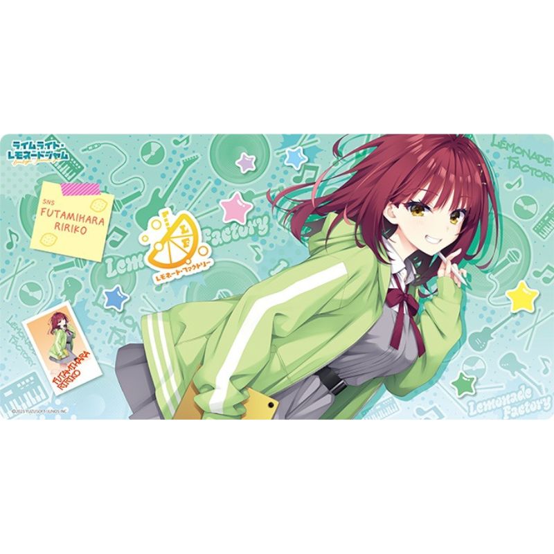 Character All Purpose Rubber Mat Slim LimeLight Lemonade Jam Ririko Futamihara