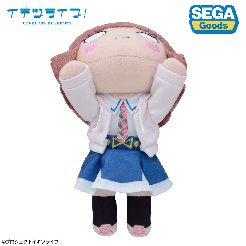 Nesoberi Plush Doll IKIZULIVE! LOVELIVE! BLUEBIRD Shion Sasaki Uniform S JAPAN
