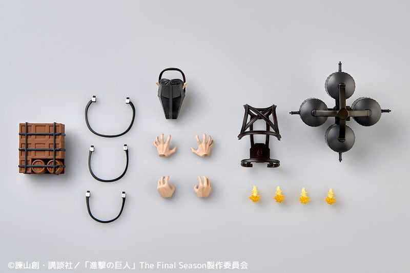 Revoltech Amazing Yamaguchi Attack on Titan Cart Titan Action Figure JAPAN