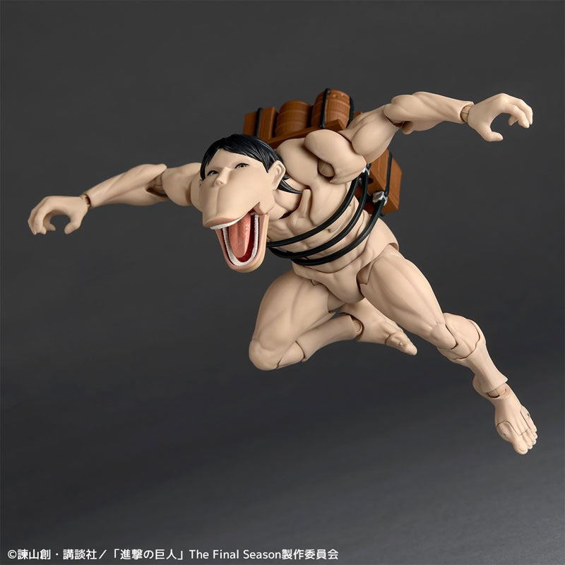 Revoltech Amazing Yamaguchi Attack on Titan Cart Titan Action Figure JAPAN