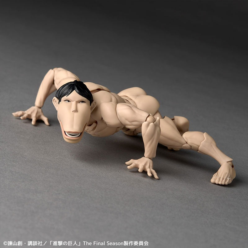 Revoltech Amazing Yamaguchi Attack on Titan Cart Titan Action Figure JAPAN
