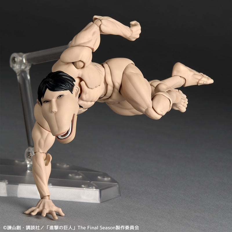 Revoltech Amazing Yamaguchi Attack on Titan Cart Titan Action Figure JAPAN