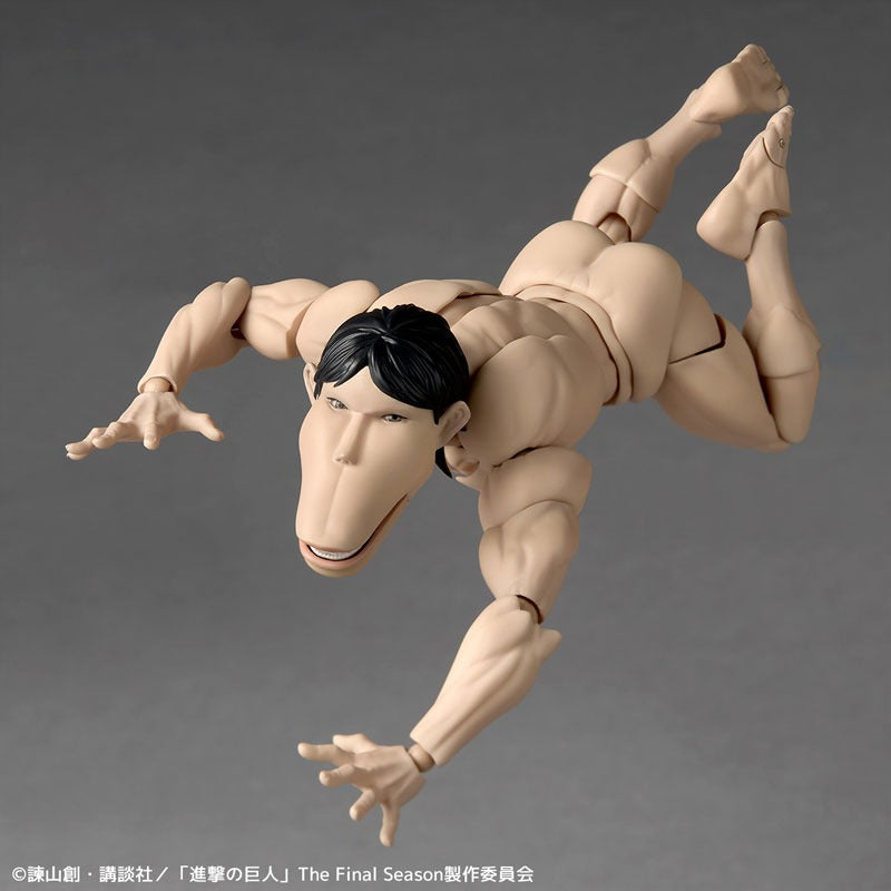 Revoltech Amazing Yamaguchi Attack on Titan Cart Titan Action Figure JAPAN