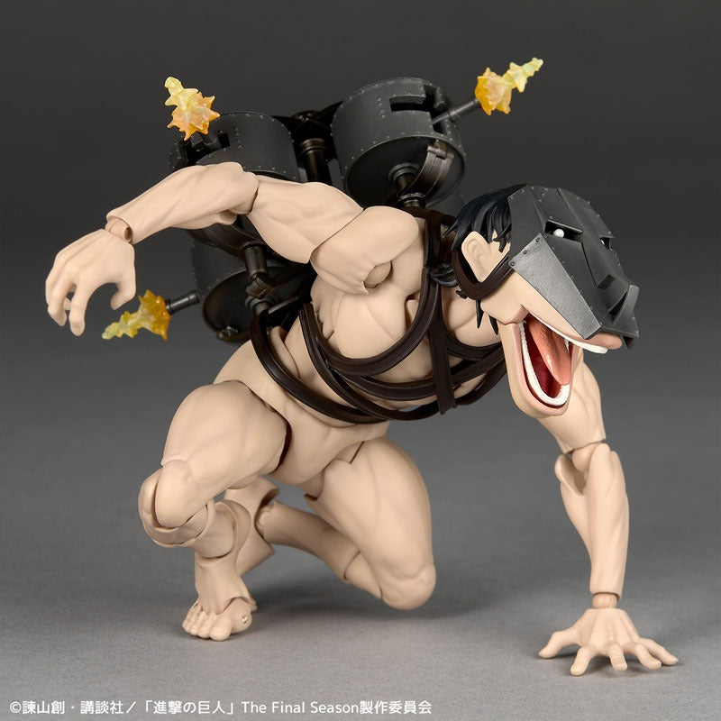 Revoltech Amazing Yamaguchi Attack on Titan Cart Titan Action Figure JAPAN