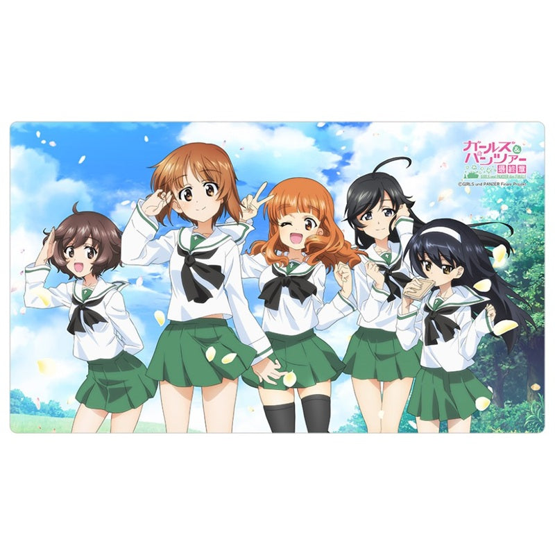 Girls und Panzer das Finale Ankou Team School Uniform New Illust Rubber Mat