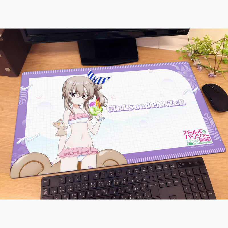Girls und Panzer das Finale Alice Shimada Resort Swimsuit Rubber Mat JAPAN