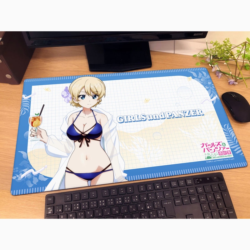 Girls und Panzer das Finale Darjeeling Resort Swimsuit Rubber Mat JAPAN OFFICIAL