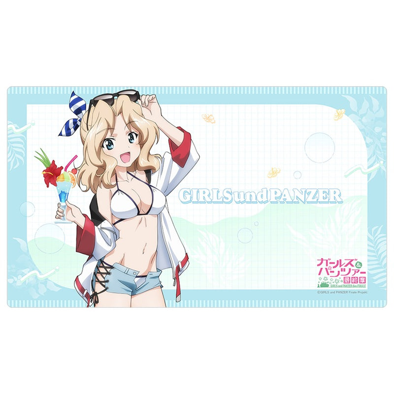 Girls und Panzer das Finale Kei Resort Swimsuit New Illustration Rubber Mat