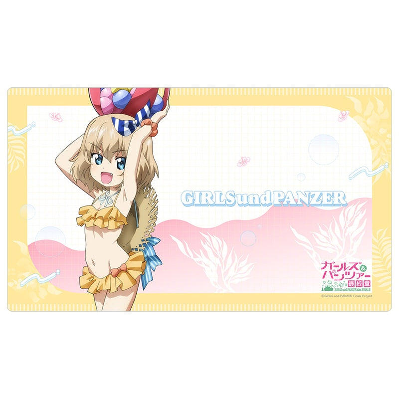 Girls und Panzer das Finale Katyusha Resort Swimsuit New Illustration Rubber Mat