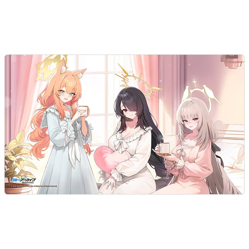 Curtain Damashii Blue Archive Sisterhood Loungewear New Illustration Rubber Mat
