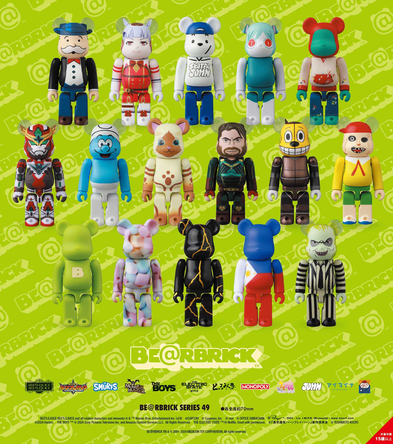 Medicom Toy BE@RBRICK bearbrick Série 49 Caixa de 24 unidades 1 CAIXA Figura JAPÃO