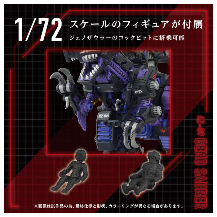 Takara Tomy ZOIDS AZ-09 Geno Saurer 1/72 Model Kit JAPAN OFFICIAL