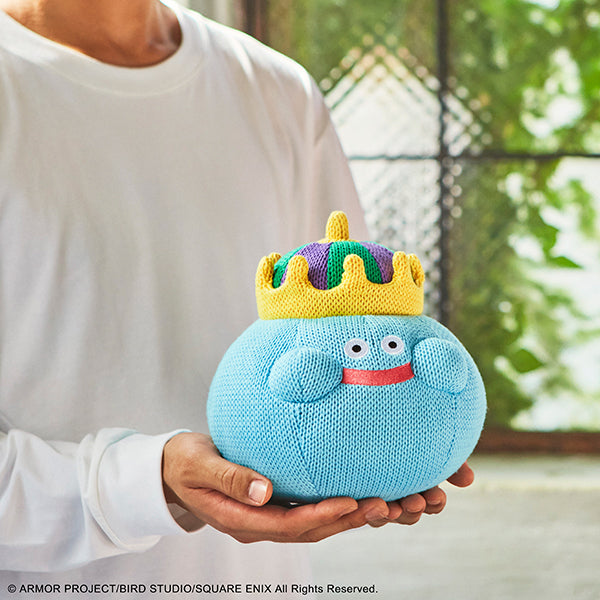 Square Enix Dragon Quest Smile Slime Amigurumi King Slime Plüschpuppe JAPAN