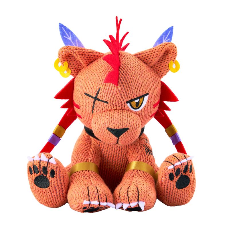 Square Enix Final Fantasy VII Remake Amigurumi Red XIII Plush Doll JAPAN
