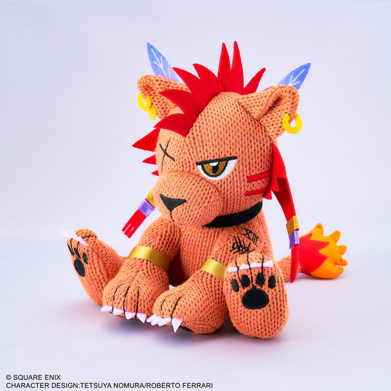 Square Enix Final Fantasy VII Remake Amigurumi Red XIII Plush Doll JAPAN