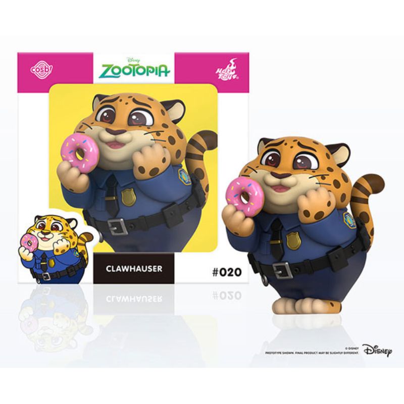 Hot Toys Cosbi Disney Collection 020 Zootopia Clawhauser Figure JAPAN OFFICIAL