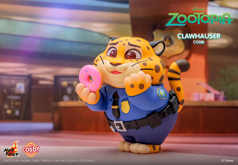 Hot Toys Cosbi Disney Collection 020 Figura Zootopia Clawhauser OFICIAL DE JAPÓN