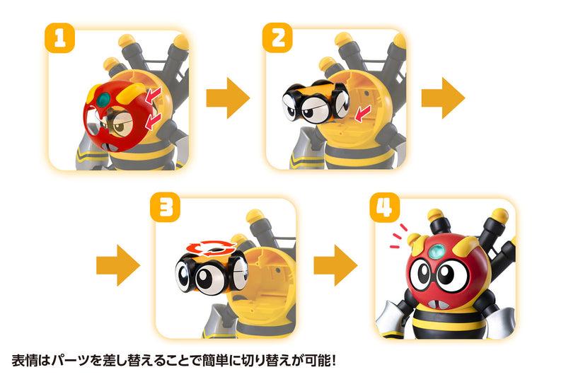 Orange Cat Industry B-Robo Kabutack Sharkler & Spydon Set Model Kit JAPAN