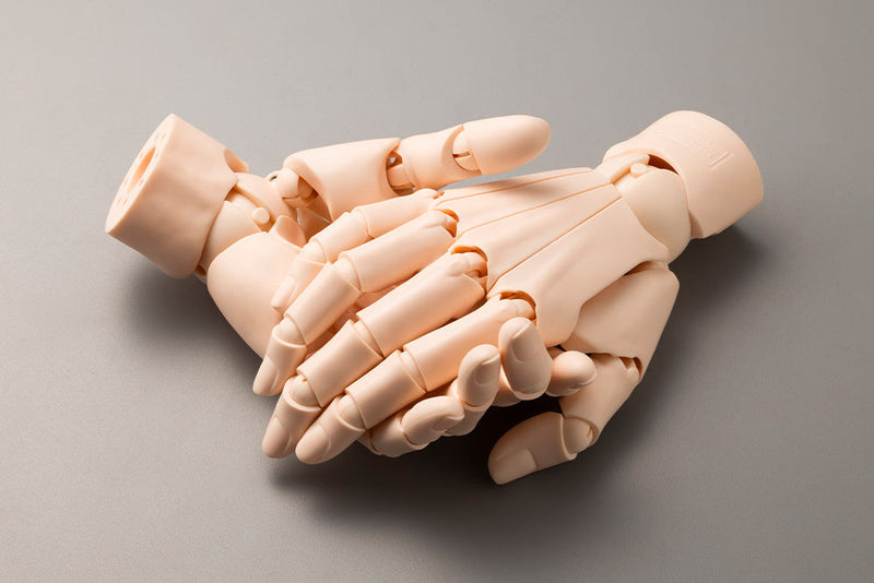ARTIST SUPPORT ITEM Takahiro Kagami HAND MODEL/L PALE ORANGE 1/1 Action Figure