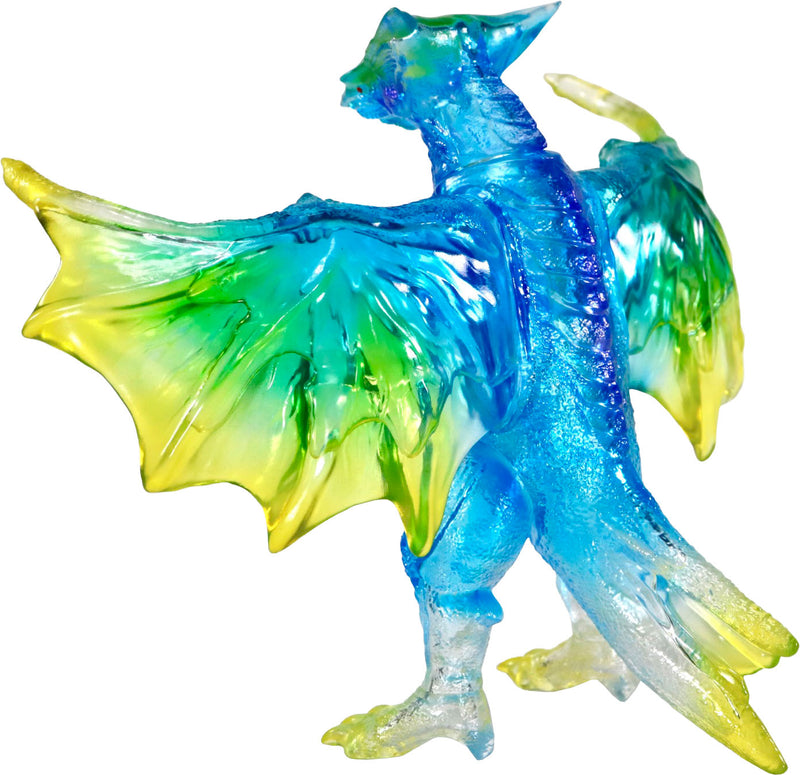 CCP Middle Size Series Gamera Vol.3 Gyaos 1995 Clear Blue Ver Soft Vinyl Figur
