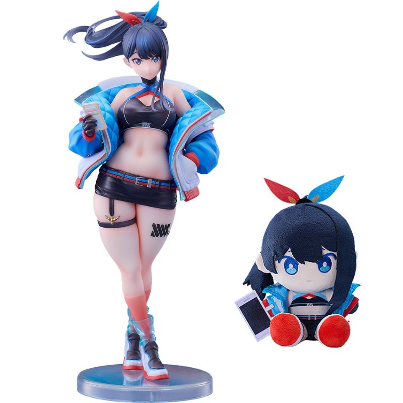 Solarain GRIDMAN UNIVERSE Rikka Takarada Dreamy Divas Ver Plush Set 1/7 Figure