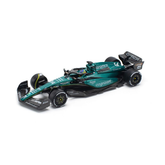 POP RACE Aston Martin AMR23 F1 14 F.Alonso 1/64 JAPAN OFFICIAL