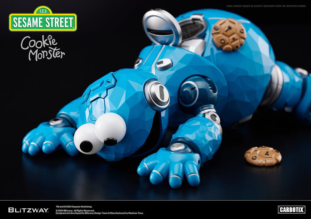 BLITZWAY JAPAN CARBOTIX Cookie Monster Action Figure JAPAN OFFICIAL