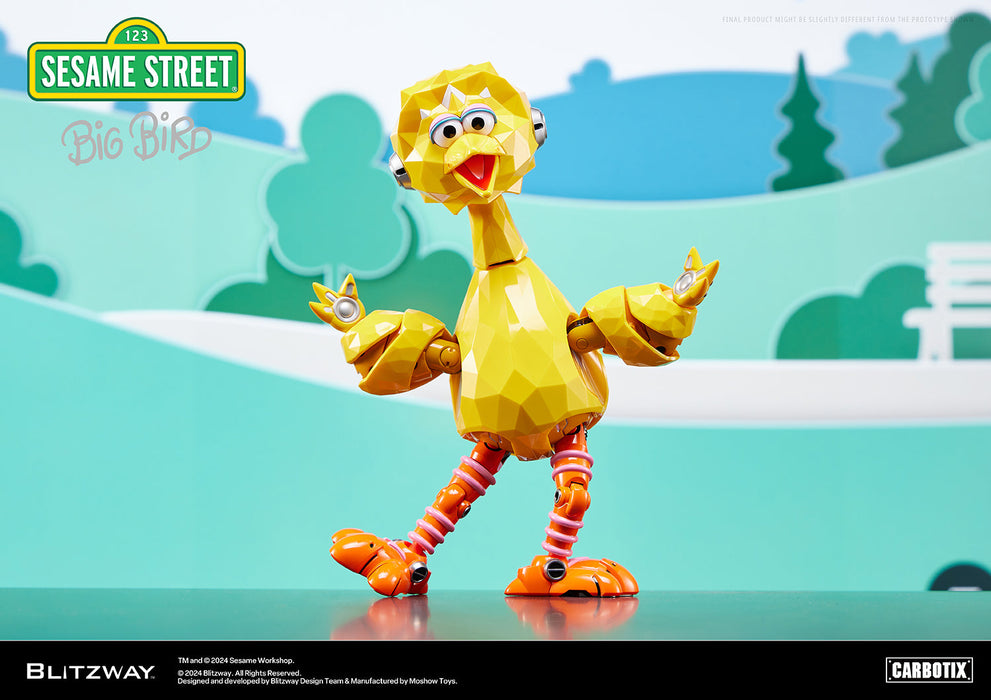 BLITZWAY JAPAN CARBOTIX Big Bird Action Figure JAPAN OFFICIAL