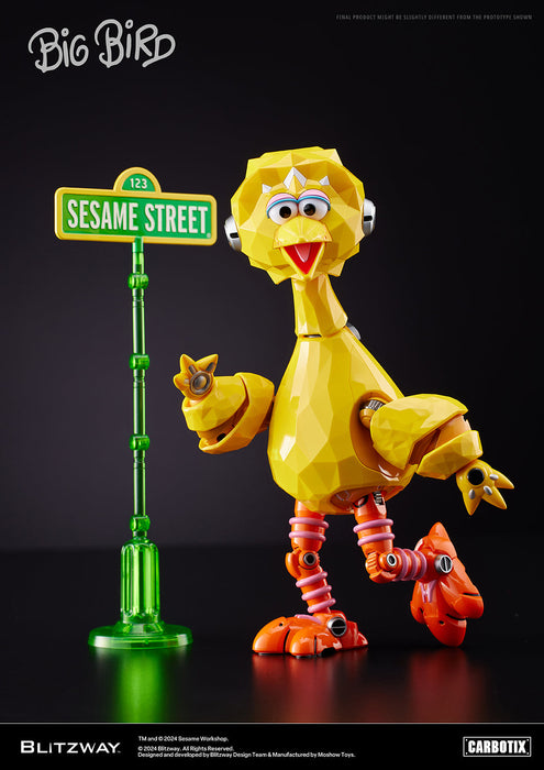 BLITZWAY JAPAN CARBOTIX Big Bird Action Figure JAPAN OFFICIAL