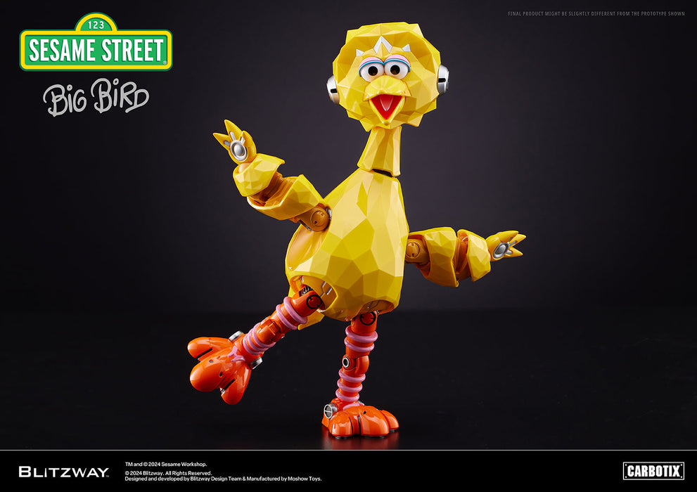 BLITZWAY JAPAN CARBOTIX Big Bird Action Figure JAPAN OFFICIAL