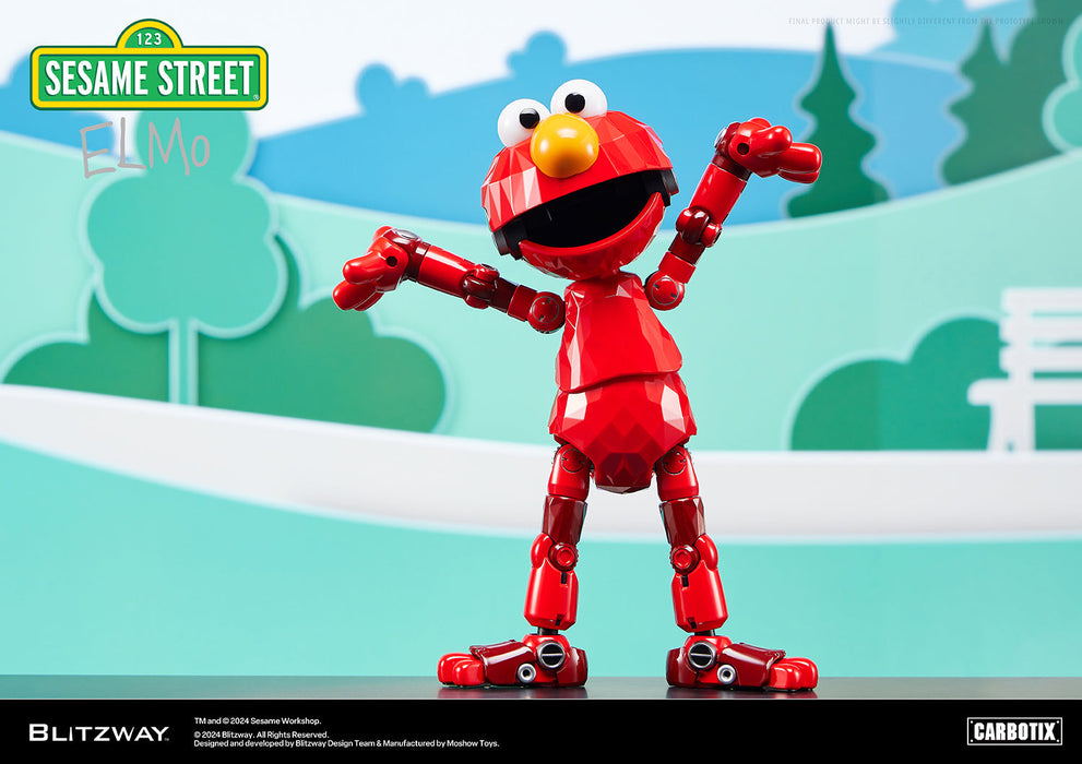 BLITZWAY JAPAN CARBOTIX Elmo Action Figure JAPAN OFFICIAL