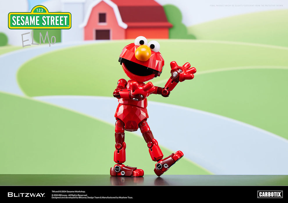 BLITZWAY JAPAN CARBOTIX Elmo Action Figure JAPAN OFFICIAL