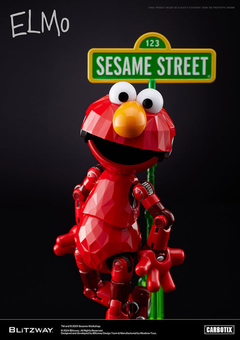 BLITZWAY JAPAN CARBOTIX Elmo Action Figure JAPAN OFFICIAL