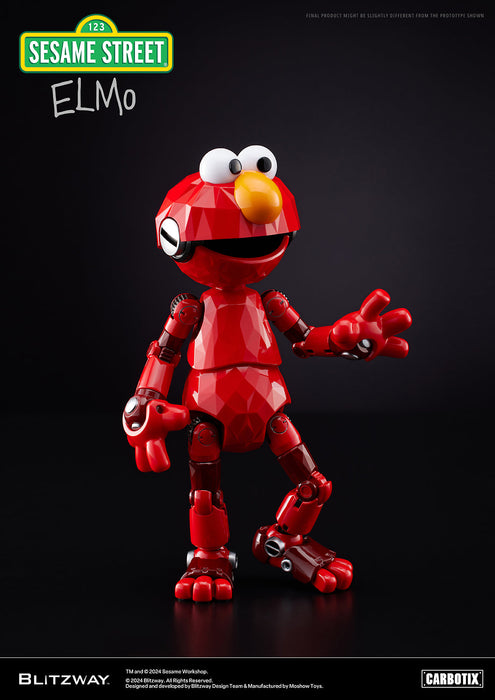 BLITZWAY JAPAN CARBOTIX Elmo Action Figure JAPAN OFFICIAL