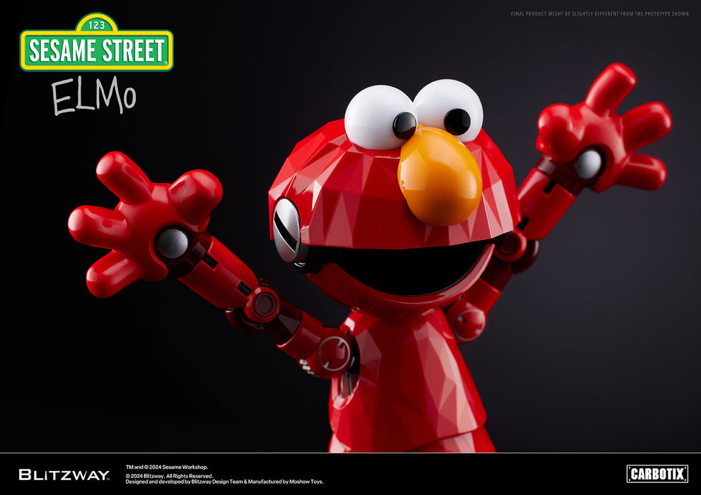 BLITZWAY JAPAN CARBOTIX Elmo Action Figure JAPAN OFFICIAL