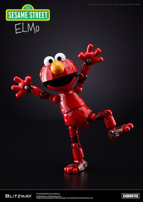 BLITZWAY JAPAN CARBOTIX Elmo Action Figure JAPAN OFFICIAL